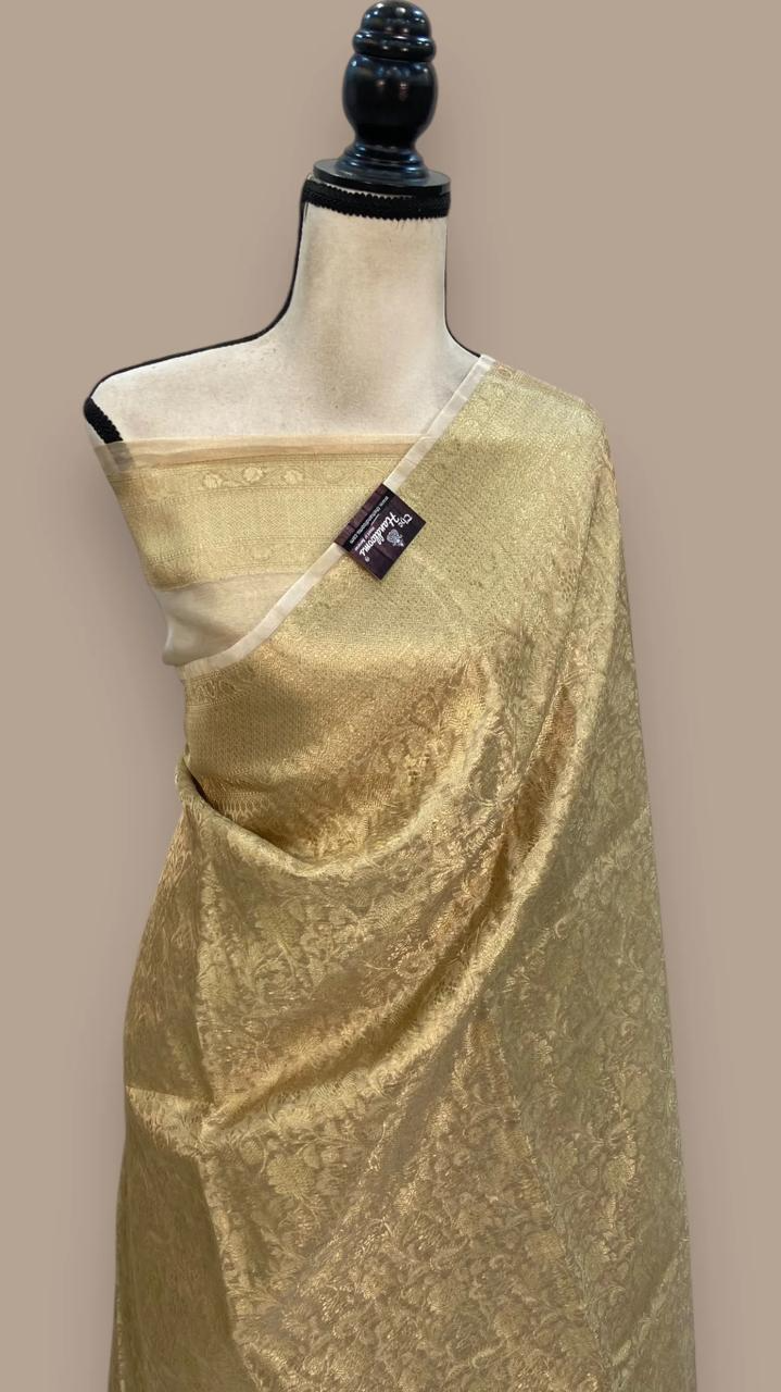 Golden Silk Saree